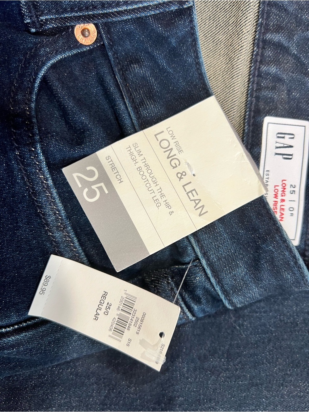 GAP Women's Dark Blue Flare Jeans - Picture 3 of 4